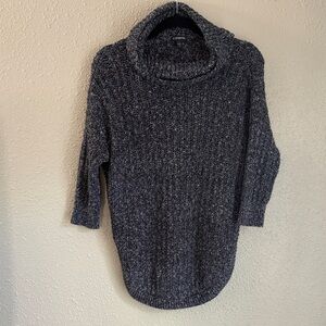 Express Dark Gray Cowl Neck Sweater
